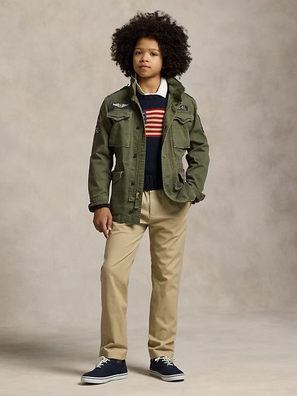 Ralph Lauren Boys Polo Prepster Stretch Chino Pant - CLASSIC KHAKI